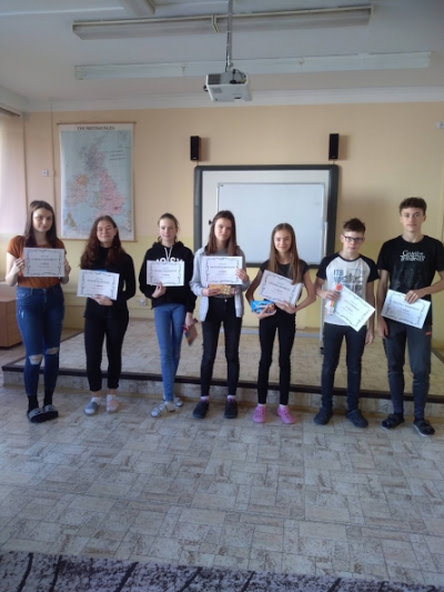 Vítězové školní recitační soutěže ZŠ Mládežnická, Trutnov